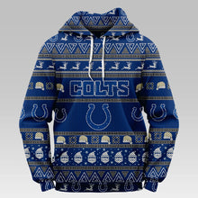 Load image into Gallery viewer, Indianapolis Colts Casual Christmas Hoodie