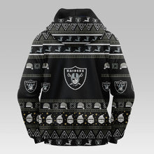 Load image into Gallery viewer, Las Vegas Raiders Casual Christmas Hoodie