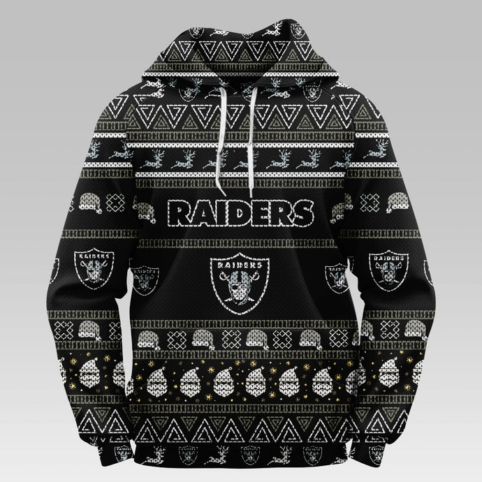 Las Vegas Raiders Casual Christmas Hoodie