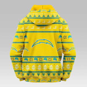 Los Angeles Chargers Casual Christmas Hoodie