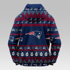 New England Patriots Casual Christmas Hoodie