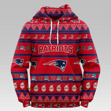 Load image into Gallery viewer, New England Patriots Casual Christmas Hoodie