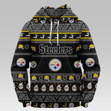 Load image into Gallery viewer, Pittsburgh Steelers Casual Christmas Hoodie