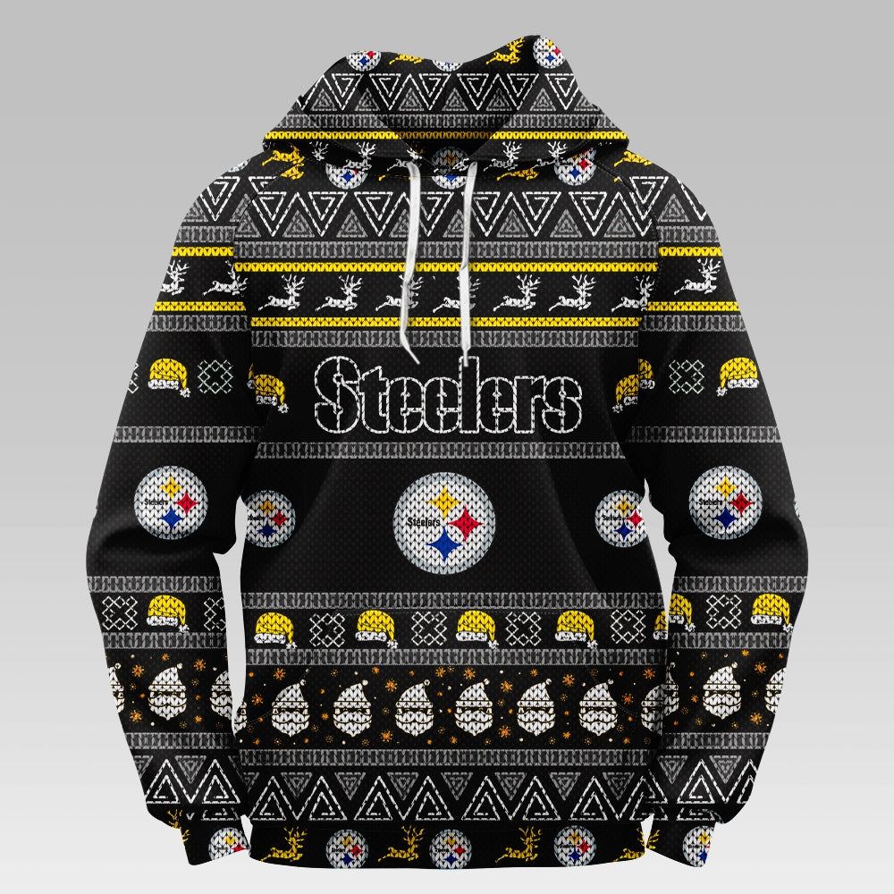 Pittsburgh Steelers Casual Christmas Hoodie