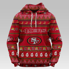 Load image into Gallery viewer, San Francisco 49ers Casual Christmas Hoodie