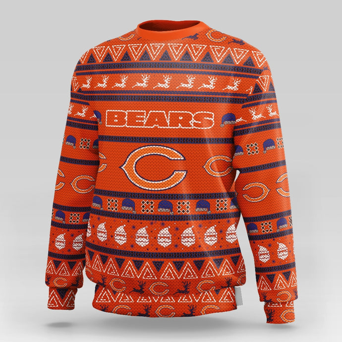 Chicago Bears Casual Christmas Sweatshirt