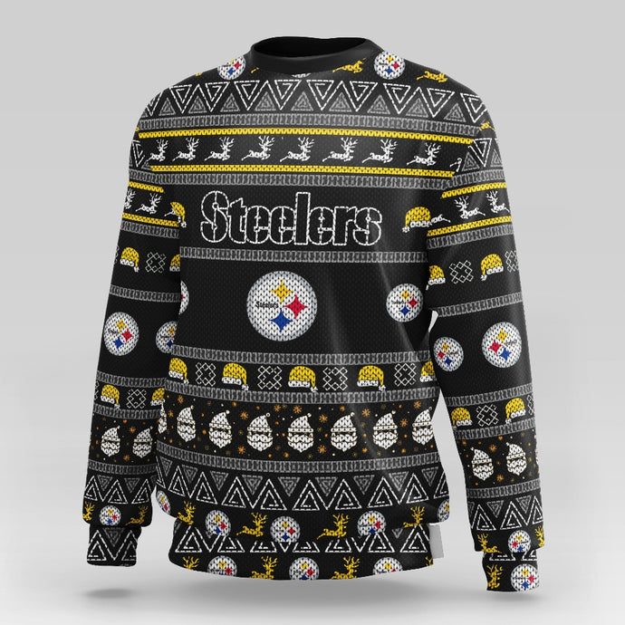 Pittsburgh Steelers Casual Christmas Sweatshirt