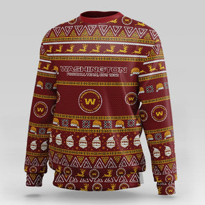 Washington Commanders Casual Christmas Sweatshirt