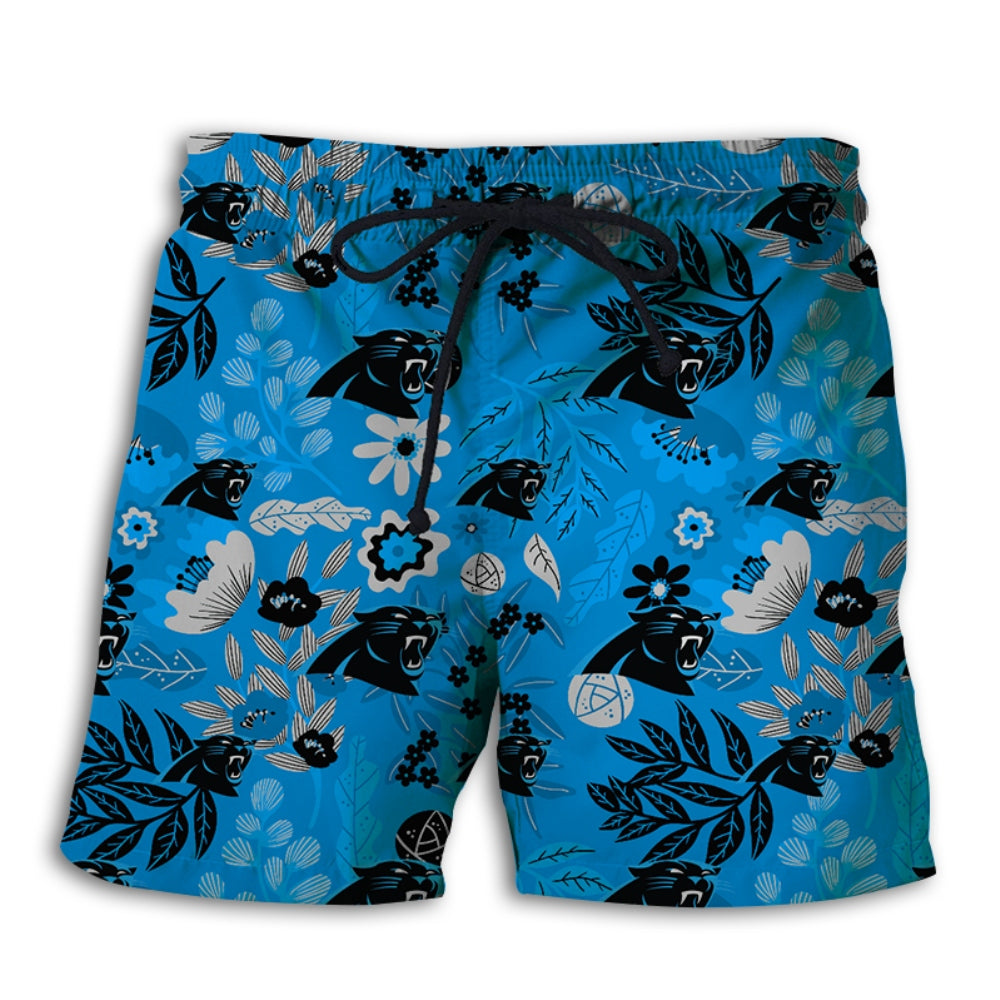 Carolina Panthers Aloha Hawaiian Shorts