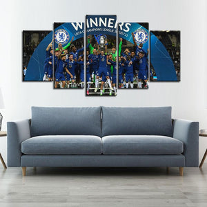 Chelsea UEFA Champion Wall Canvas