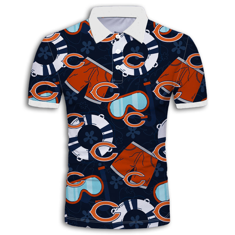 Chicago Bears Cool Summer Polo Shirt