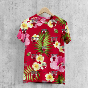 Chicago Bulls Summer Floral T-Shirt