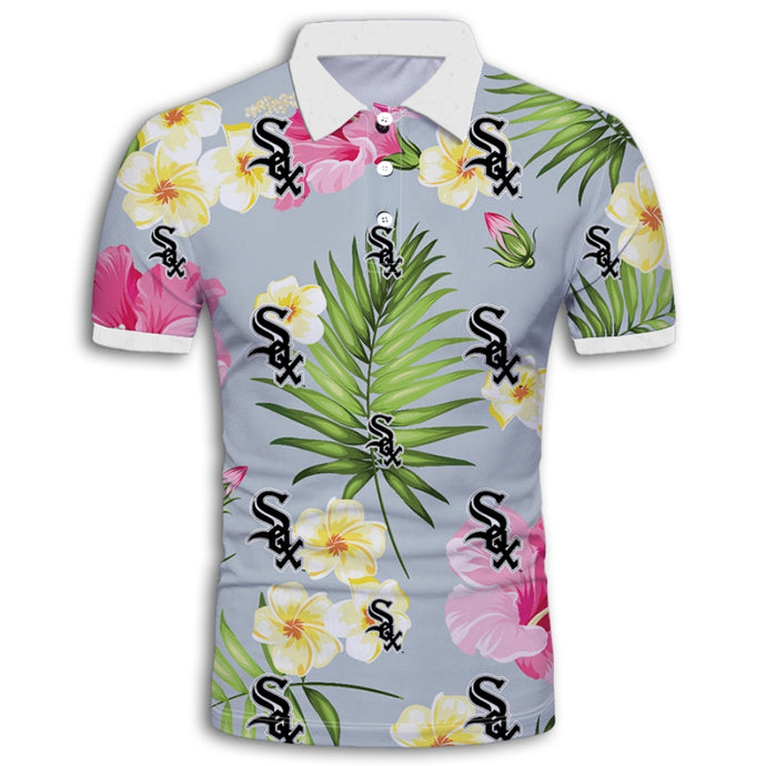 Chicago White Sox Summer Floral Polo Shirt
