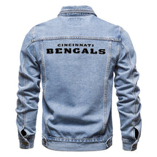 Load image into Gallery viewer, Cincinnati Bengals Denim Jacket