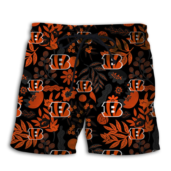 Cincinnati Bengals Aloha Hawaiian Shorts