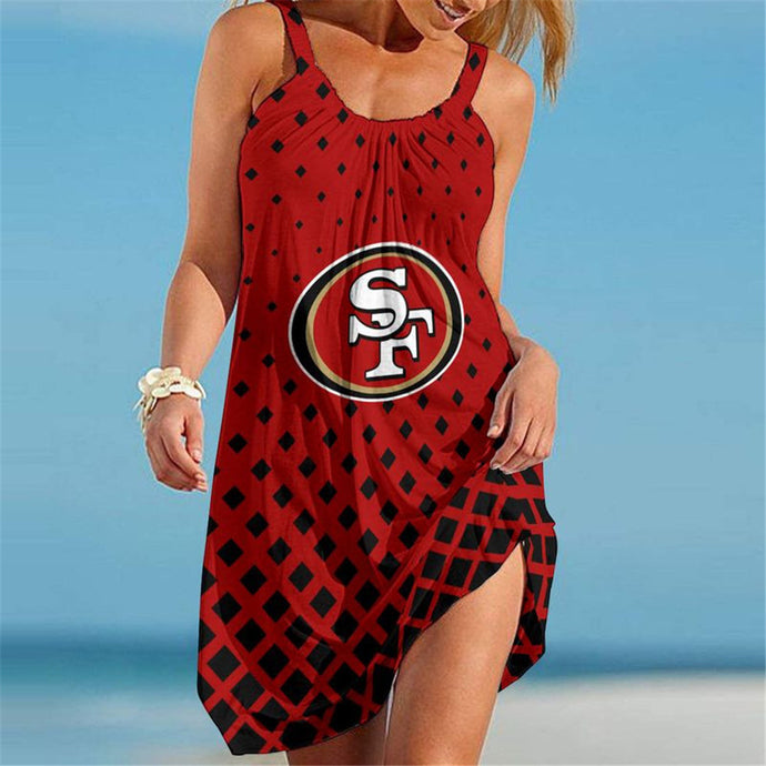 San Francisco 49ers Women Cool Beach Dress