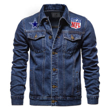 Load image into Gallery viewer, Dallas Cowboys Denim Jacket