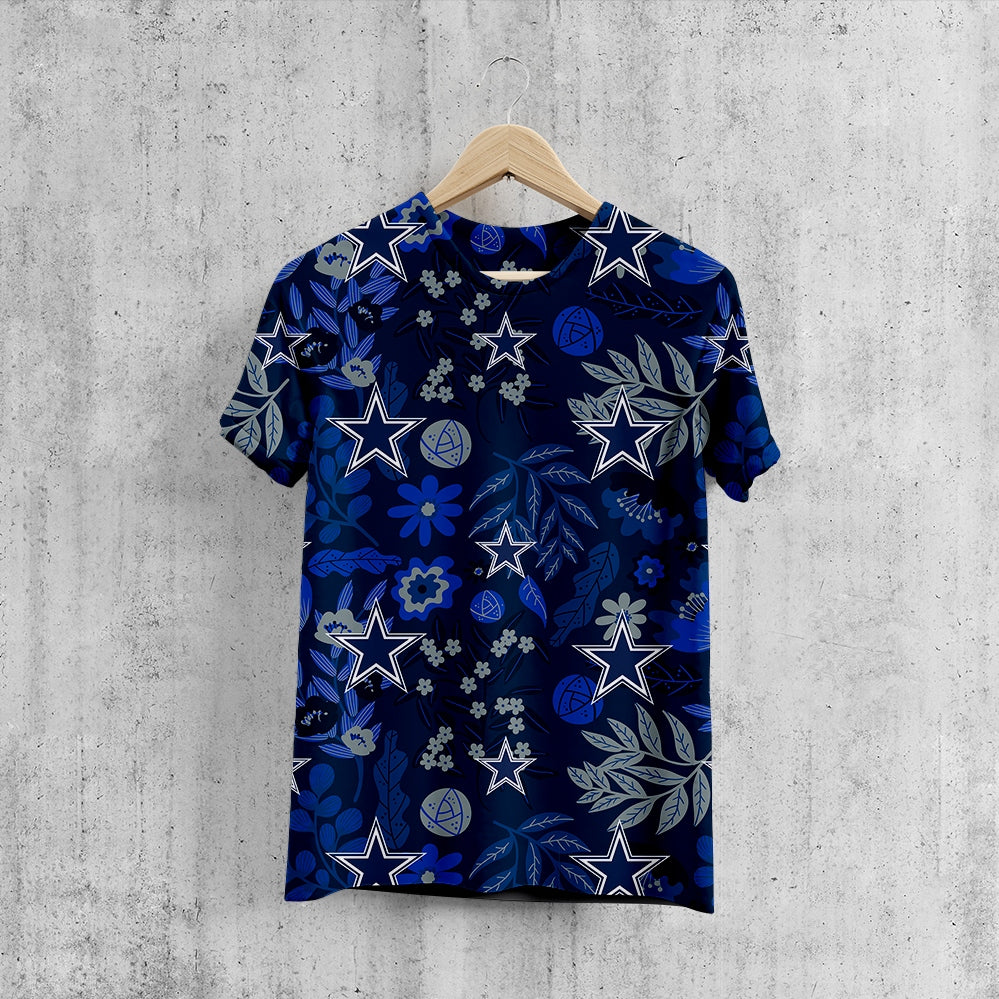 Dallas Cowboys Aloha Hawaiian T-Shirt