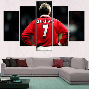 David Beckham Manchester United Wall Canvas