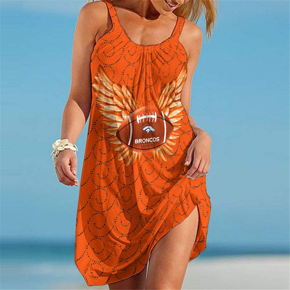 Denver Broncos Women Beach Dress