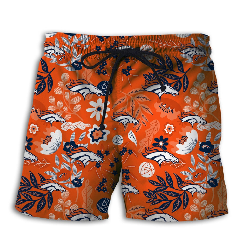 Denver Broncos Aloha Hawaiian Shorts