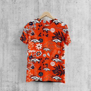 Denver Broncos Aloha Hawaiian T-Shirt