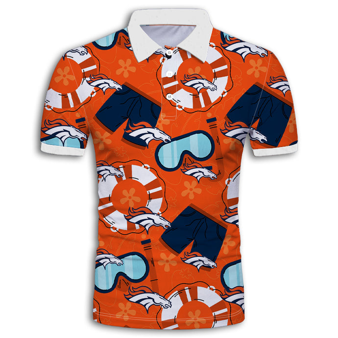 Denver Broncos Cool Summer Polo Shirt