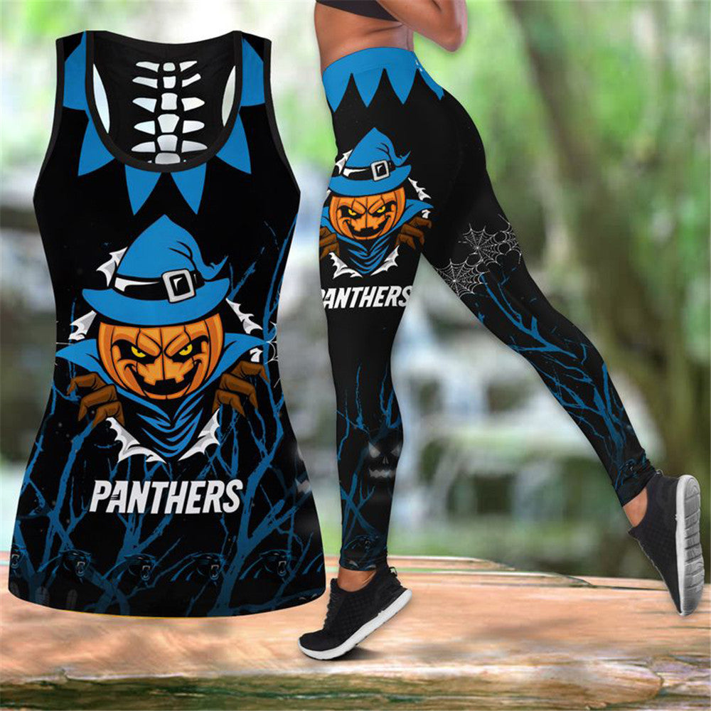 Carolina Panthers 3D Vest & Leggings