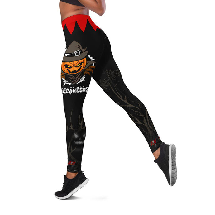 Tampa Bay Buccaneers Halloween 3D Leggings