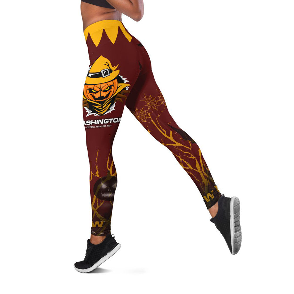 Washington Commanders Halloween 3D Leggings