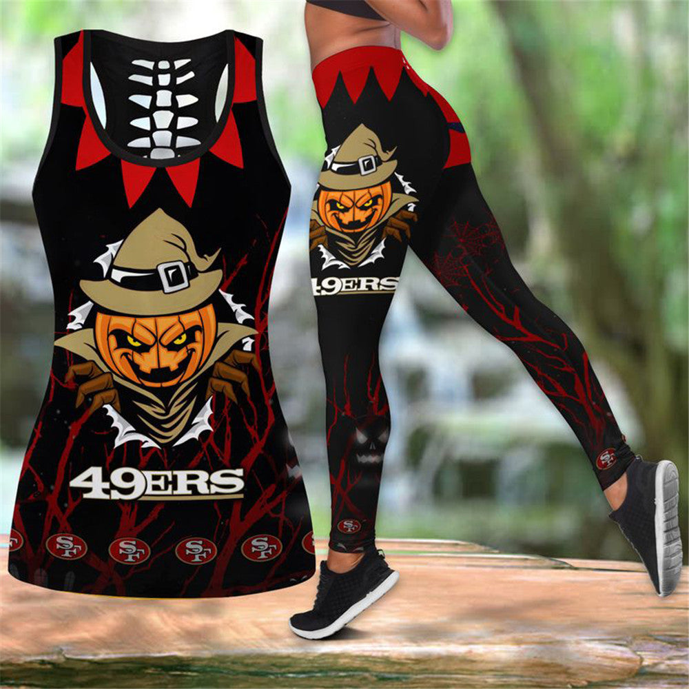 San Francisco 49ers Halloween 3D Vest & Leggings