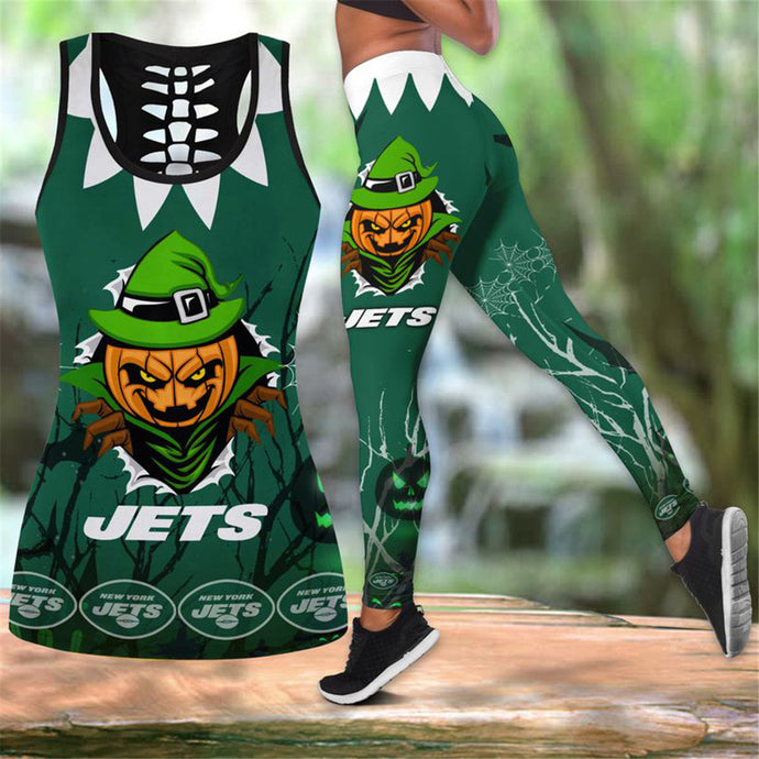 New York Jets Halloween 3D Vest & Leggings