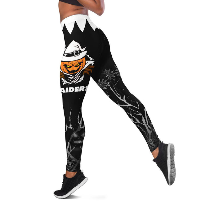 Las Vegas Raiders Halloween 3D Leggings