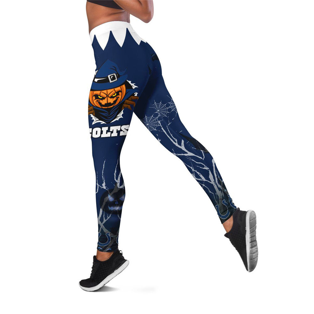 Indianapolis Colts Halloween 3D Leggings