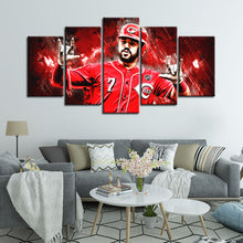 Load image into Gallery viewer, Eugenio Suárez Cincinnati Reds Wall Canvas