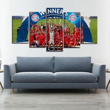 Load image into Gallery viewer, FC Bayern Munich UEFA Champion Wall Canvas 1