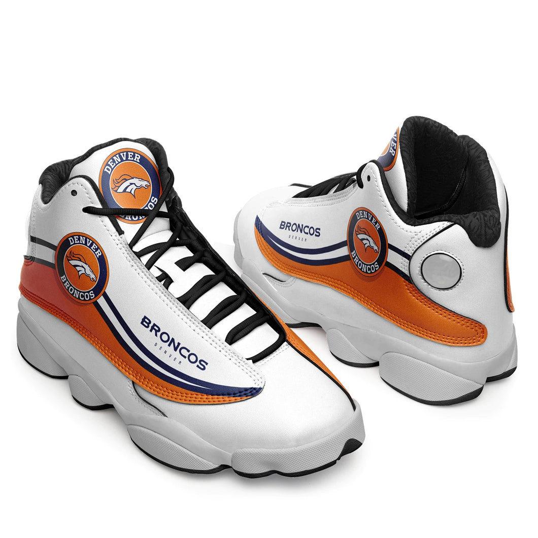 Denver Broncos Ultra Cool Air Jordon Sneaker Shoes