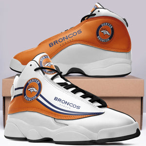 Denver Broncos Ultra Cool Air Jordon Sneaker Shoes