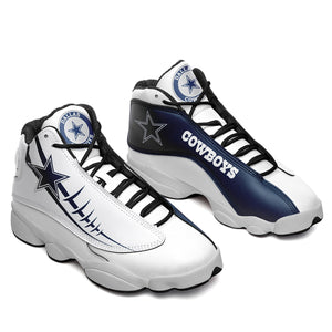 Dallas Cowboys Ultra Cool Air Jordon Sneaker Shoes