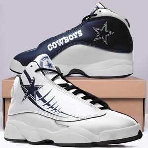 Dallas Cowboys Ultra Cool Air Jordon Sneaker Shoes