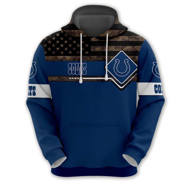 Indianapolis Colts American Flag Hoodie