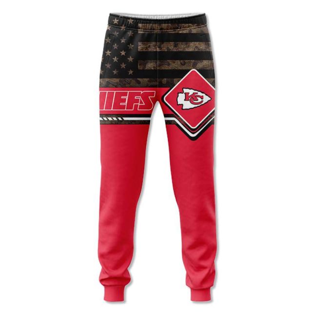 Kansas City Chiefs American Flag Sweatpants