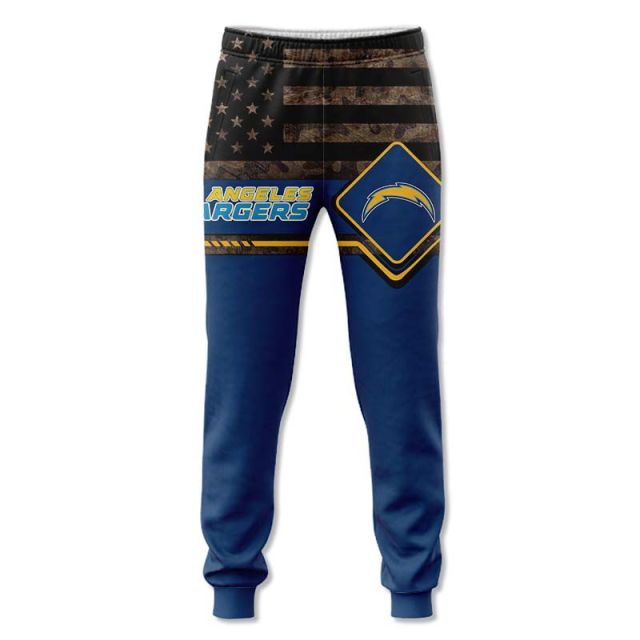 Los Angeles Chargers American Flag Sweatpants
