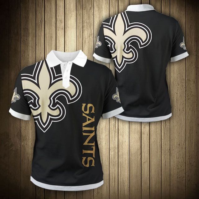 New Orleans Saints Flag Polo Shirt