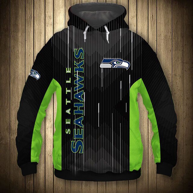 Seattle Seahawks Stripe Hoodie