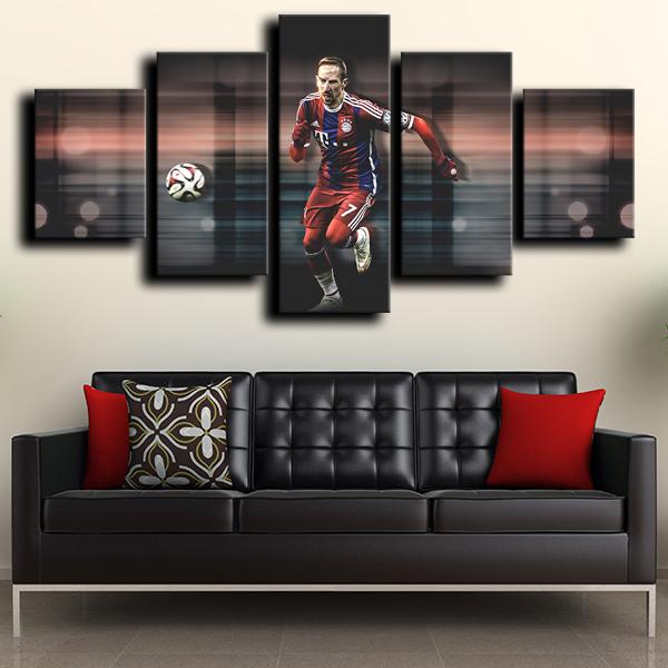 Franck Ribéry Bayern Munich Wall Canvas