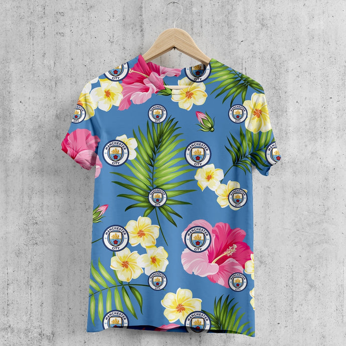 Manchester City FC Summer Floral T-Shirt