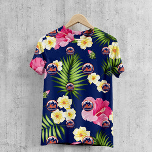 New York Mets Summer Floral T-Shirt