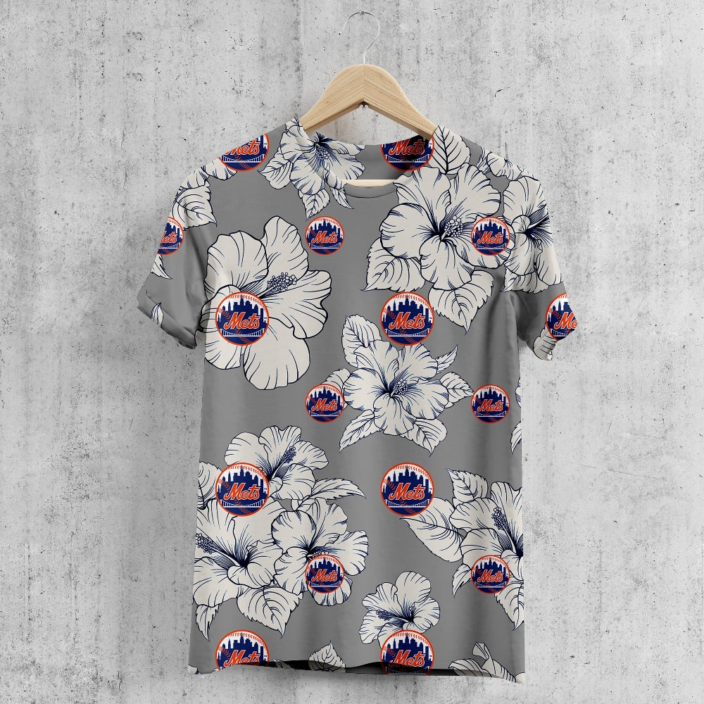 New York Mets Tropical Floral T-Shirt