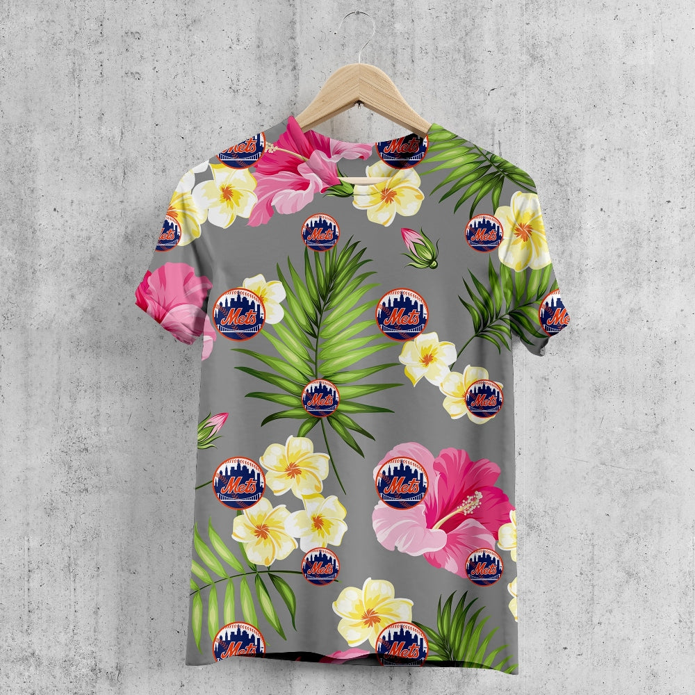 New York Mets Summer Floral T-Shirt